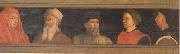 Florentine School Five Masters of the Florentine Renaissance (mk05) oil on canvas